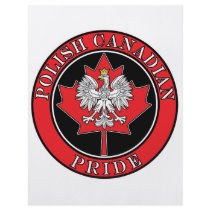 Round Polish Canadian Personalized Flyer