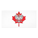 Round Polish Canadian photo cards