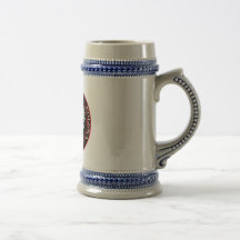 Round Polska Eagle Coffee Mugs