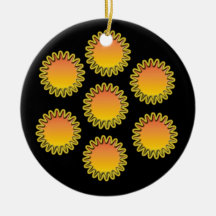 Round Star Ornament
