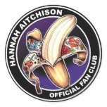 Round Sticker - Hannah Aitchison Fan Club Logo