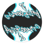ROUND STICKER RETICENT D