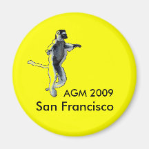 Round Yellow Magnet