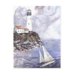 'Rounding the Headland' Postcard