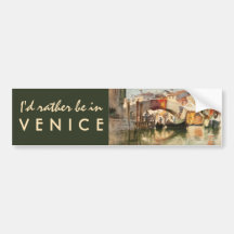 Roussoff’s Venice bumpersticker Bumper Sticker