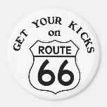 route66 refrigerator magnet