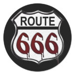 Route 666 stickers
