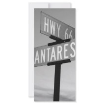 Route 66 and Antares Road Kingman AZ Custom Rack Cards