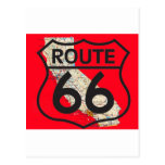 Route 66 California1 red Postcards