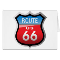 Route 66 greeting card