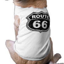 Route 66 Distressed Dog Tee