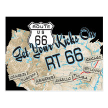 route 66 gifts post card