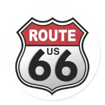 Route 66 Historic US Highway Sticker