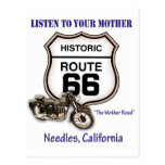 Route 66-Listen to your mother- Needles Postcards