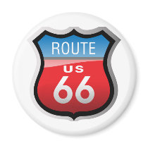 Route 66 magnet