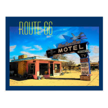 Route 66 Motel Postcard - Customised
