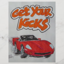 Route 66 personalized flyer