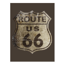 Route 66 post card