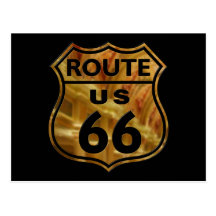 Route 66 postcard