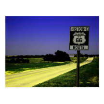 Route 66 Roadside Stop Postcard