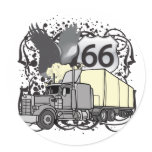 Route 66 Trucker stickers