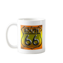 Route 66 yellow mugs