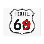 Route 69 Sign postcards
