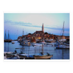 Rovinj Harbour, Croatia Post Card