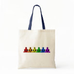 Row of Rainbow Buddhas bags