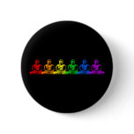 Row of Rainbow Buddhas buttons