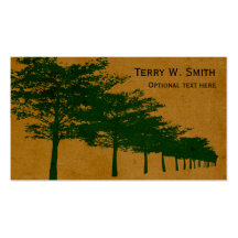 Row Of Trees Business Card