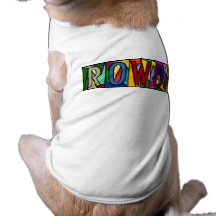 ROWDY ~ PERSONALIZED BIG LETTER PET-WARE FOR DOGS! DOG CLOTHES