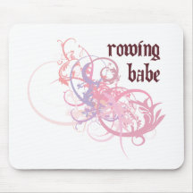Rowing Babe Mouse Mats