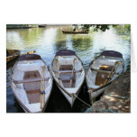 Rowing boats at Stratford upon Avon, UK cards