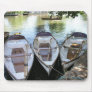 Rowing boats at Stratford upon Avon, UK Mousepads
