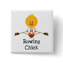 Rowing Chick Button