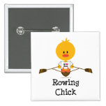 Rowing Chick Button