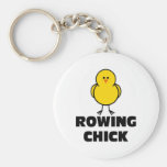 Rowing Chick Keychain