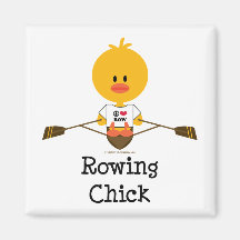 Rowing Chick Magnet