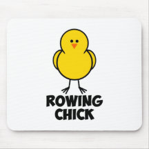 Rowing Chick Mousepads