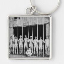 Rowing Crew, 1916 Keychains