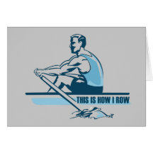 Rowing Crew Card