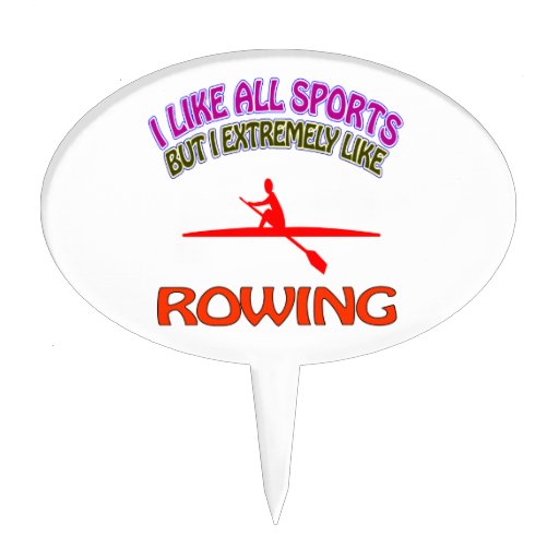 Rowing designs cake toppers