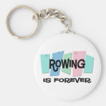 Rowing Is Forever Key Chain