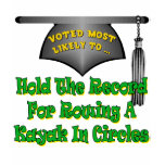 Rowing Kayak In Circles t-shirts