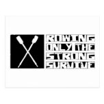 Rowing Survive Post Cards