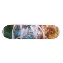 Rows of Safety Goggles Skate Decks