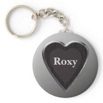 Roxy Heart Keychain