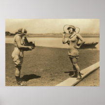 Roxy McGowan and Mary Thurman in Bathing Suits Posters