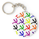 Roy G. Biv Logo keychains